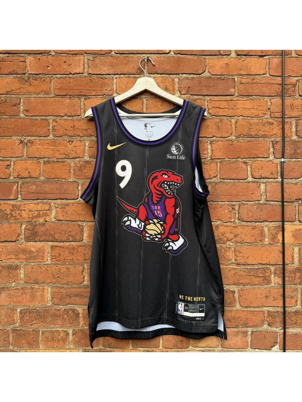 Toronto raptors The City RJ Barrett Nike jersey XL